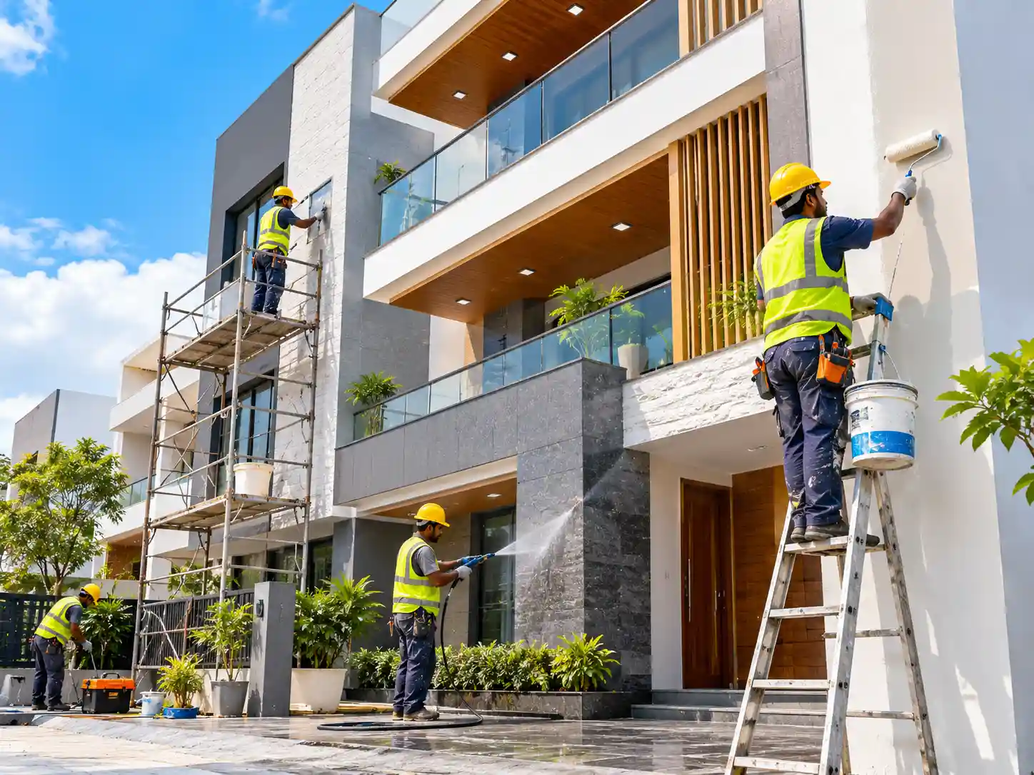 Building renovation and construction work